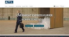 Desktop Screenshot of overnightkurier.de